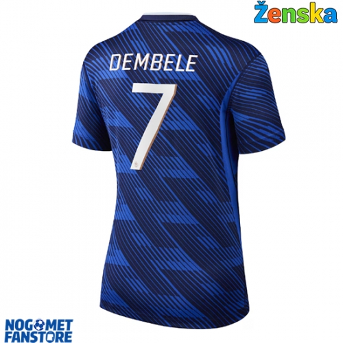 Francuska Ousmane Dembele #7 Domaci Dres za Ženska SP 2026 Kratak Rukav